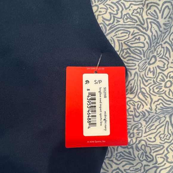 SPANX Midnight Navy Longline Sports Bra - Picture 2 of 4